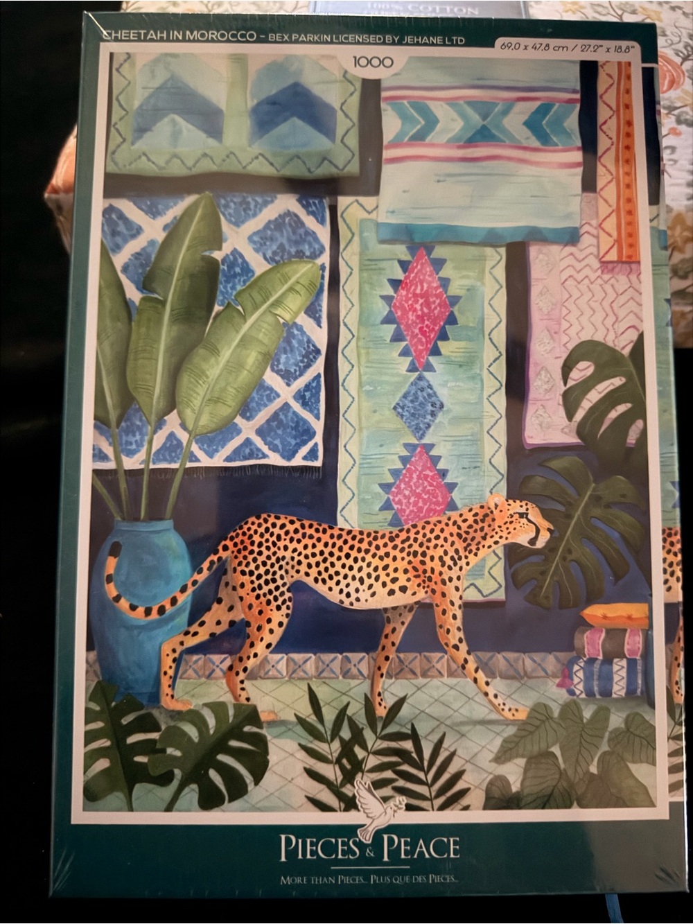 Pieces & Peace, Cheetah in Morocco Puzzle 1000pc